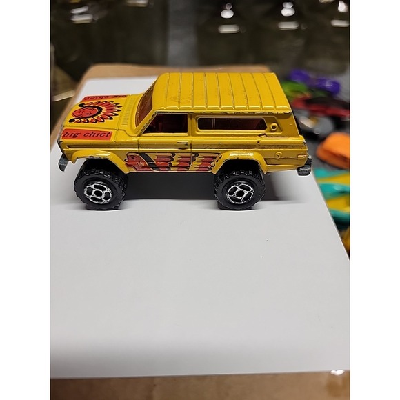 Vintage Majorette #236 Big Chief 4x4 Cherokee 1/64 Scale Moving Tailgate - Picture 1 of 7